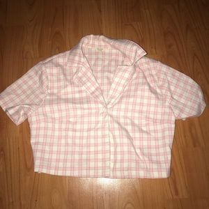 Retro cropped t shirt